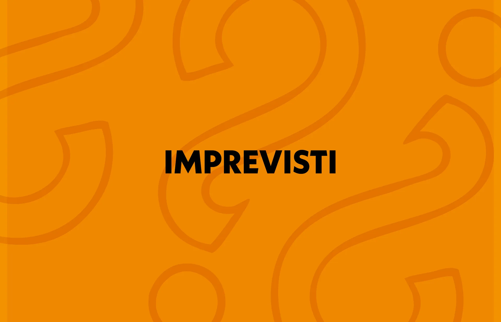Carte imprevisti